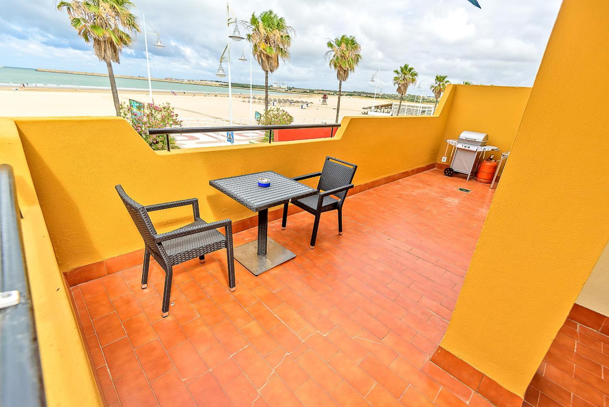 Beachfront Duplex 1ª Linea & Terraces Oceanfront El Puerto de Santa María Exterior foto