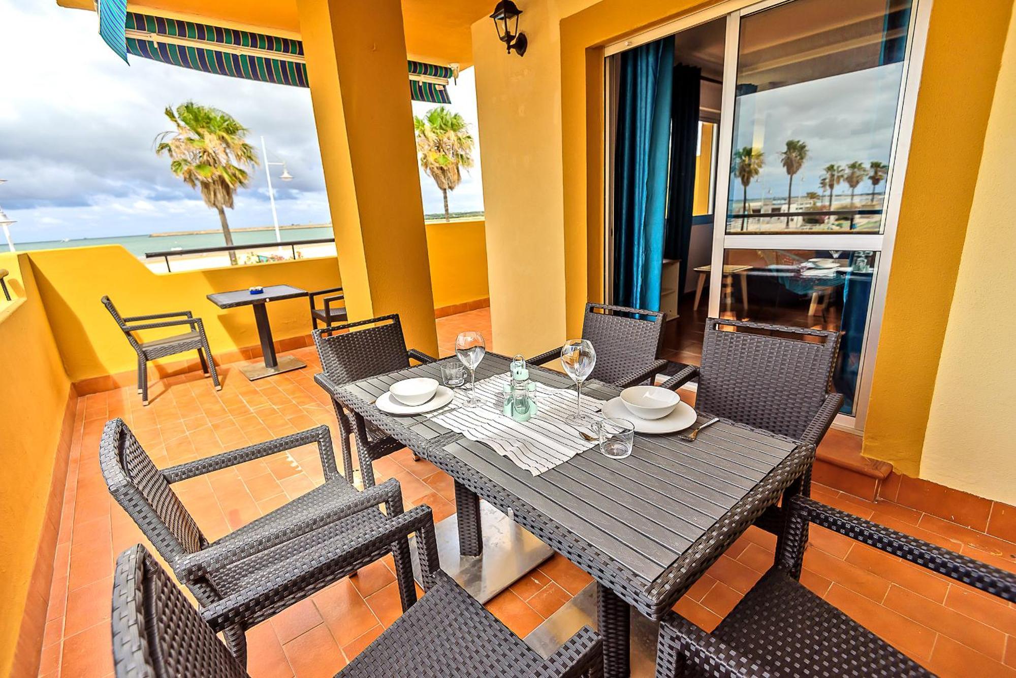 Beachfront Duplex 1ª Linea & Terraces Oceanfront El Puerto de Santa María Exterior foto