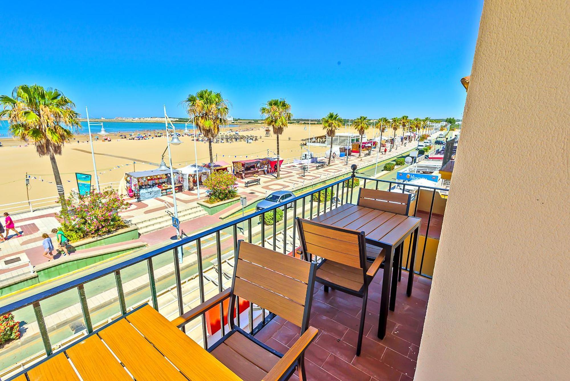 Beachfront Duplex 1ª Linea & Terraces Oceanfront El Puerto de Santa María Exterior foto